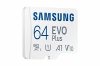 Samsung EVO Plus | MicroSDXC | 64GB | Class 10 | UHS-I U1 | Inclusief adapter