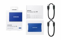 Samsung T7 | Externe SSD | 2TB | USB 3.2 Gen2 | 1.050MB/s Lezen | 1.000MB/s Schrijven | Blauw