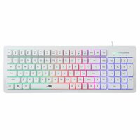 Baracuda ORCA RGB | Bekabeld Gaming Toetsenbord inclusief Muis | QWERTY | Wit