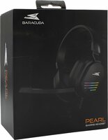 Baracuda PEARL RGB | On-Ear Gaming Headset 3,5mm en USB | Zwart