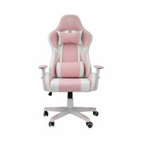 White Shark ROXY | Roze Gamestoel met Verstelbare Rugleuning | Belastbaar tot 120 kg