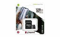 Kingston Canvas Select Plus | MicroSDXC | 128GB | Class 10 | UHS-I U1