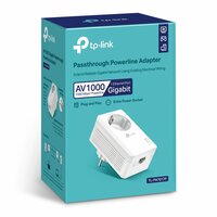 TP-Link TL-PA7017P KIT | Powerline Adapter | 1000 Mbps | Gigabit Ethernet | Met Stopcontact | Wit