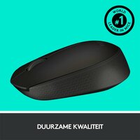 Logitech M171 | Draadloze Muis | Links- en Rechtshandig | RF | 1000 DPI | Zwart