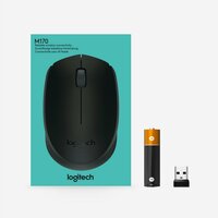 Logitech M171 | Draadloze Muis | Links- en Rechtshandig | RF | 1000 DPI | Zwart