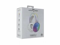 White Shark Firefly RGB | On-Ear Gaming Headset | 3,5mm Connector &amp; USB-A | Wit