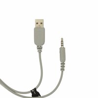 White Shark Firefly RGB | On-Ear Gaming Headset | 3,5mm Connector &amp; USB-A | Wit