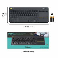 Logitech K400 | Draadloos Toetsenbord met Touchpad | QWERTY