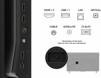 TCL 43V6C | 43" 4K Ultra HD DLED Smart TV | Google TV | Dolby Vision | 60Hz | HDMI 2.1