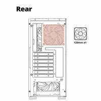 Case Azza Sentinel | Midi Tower | RGB | Zwart