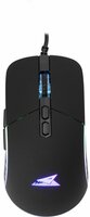 Baracuda NAUTILUS RGB | Bekabelde Gaming Muis | Rechtshandig | USB-A | 12800 DPI | Zwart