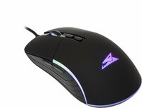Baracuda NAUTILUS RGB | Bekabelde Gaming Muis | Rechtshandig | USB-A | 12800 DPI | Zwart