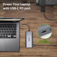 Acer 12-in-1 USB-C Docking Station | Dual HDMI | DisplayPort | Gigabit Ethernet | USB 3.2 Gen 1