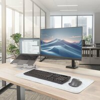 ACT AC8106 | 360&deg; Draaibare Laptopstandaard | Met Ventilator | Traploos Verstelbaar