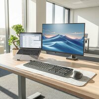 ACT AC8122 | Inklapbare Laptopstandaard tot 15,6" | 6 Verstelbare Standen | Aluminium | Inclusief Reistas