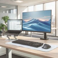 ACT AC8136 | 360&deg; Draaibare Laptopstandaard tot 15,6" | Traploos Hoogte en Hoek Verstelbaar | Metaal