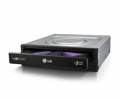 Hitachi LG DVD&plusmn;RW Writer | 24x Snelheid | SATA | Zwart
