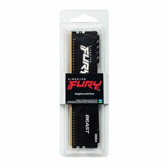 Kingston Fury Beast | 1x4GB DDR4 | 2666MHz | DIMM | CL16 | Geheugenmodule | RAM
