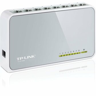 TP-LINK TL-SF1008D Unmanaged Fast Ethernet (10/100) Wit