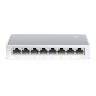 TP-LINK TL-SF1008D Unmanaged Fast Ethernet (10/100) Wit