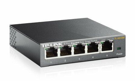 TP-Link TL-SG105E | 5-Poorts Gigabit Easy Smart Switch | Managed