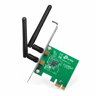 TP-LINK TL-WN881ND | Wi-Fi 4 Intern WLAN PCI Express | 300 Mbps | 2,4 GHz | Zwart
