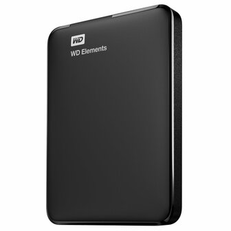 Western Digital WD Elements Portable 2.5 Inch externe HDD 1TB, Zwart