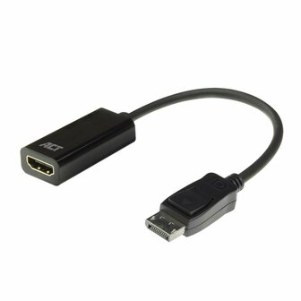 ACT AC7555 DisplayPort naar HDMI Adapter | Female | 4K | Zip Bag