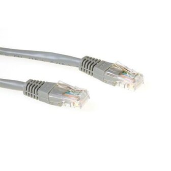 ACT Grijze 2 meter UTP CAT6 patchkabel met RJ45 connectoren