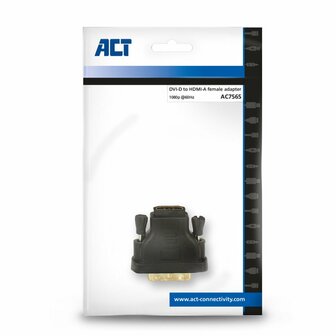 ACT DVI-D naar HDMI Verloopadapter | Zip Bag