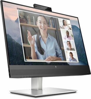 HP E24mv G4 60,5 cm (23.8&quot;) 1920 x 1080 Pixels Full HD Zwart, Zilver