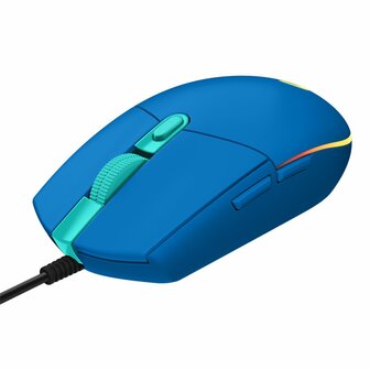 Logitech G203 | Gaming Muis | Rechtshandig | USB-A | 8000 DPI | Blauw