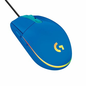 Logitech G203 | Gaming Muis | Rechtshandig | USB-A | 8000 DPI | Blauw