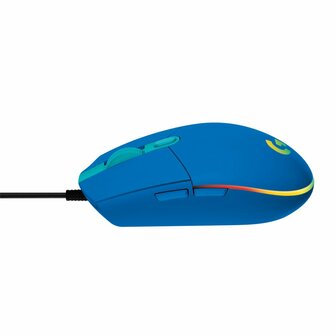 Logitech G203 | Gaming Muis | Rechtshandig | USB-A | 8000 DPI | Blauw