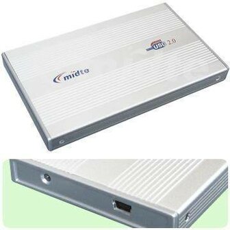 Midte MDT-U2532| Behuizing voor 2,5 HDD/SSD| USB 2.0