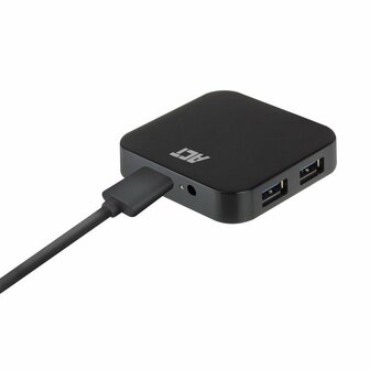 ACT AC6305 interface hub USB 3.2 Gen 1 (3.1 Gen 1) Type-A 5000 Mbit/s Zwart