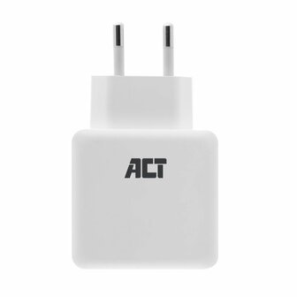 ACT AC2125 oplader voor mobiele apparatuur Wit Binnen