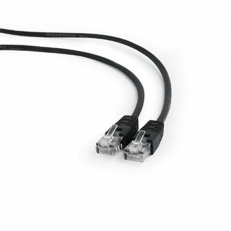 Gembird U/UTP Cat 5E Netwerkkabel | 1 m | Zwart