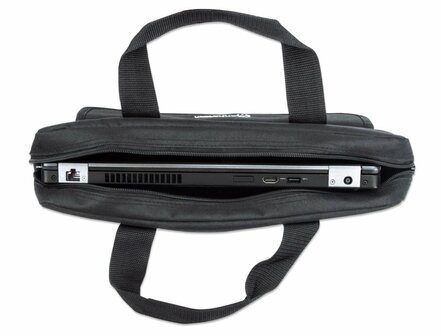 Manhattan London 15.6&quot; Laptop Aktetas | Zwart