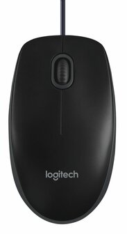 Logitech B100 | Bedrade Muis | Links- en Rechtshandig | USB-A | 800 DPI | Zwart