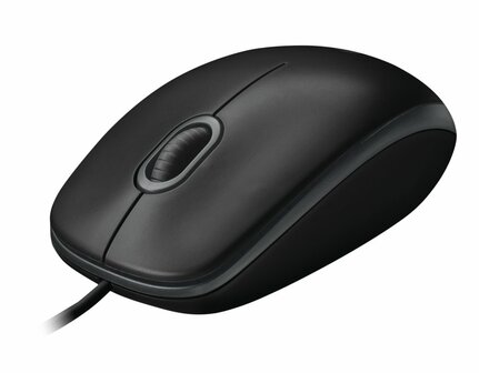 Logitech B100 | Bedrade Muis | Links- en Rechtshandig | USB-A | 800 DPI | Zwart