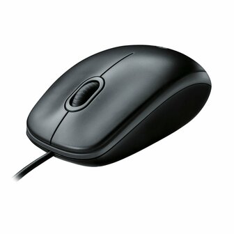 Logitech B100 | Bedrade Muis | Links- en Rechtshandig | USB-A | 800 DPI | Zwart