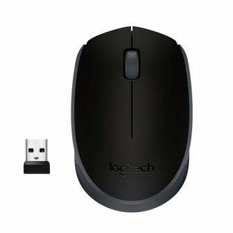 Logitech M171 | Draadloze Muis | Links- en Rechtshandig | RF | 1000 DPI | Zwart