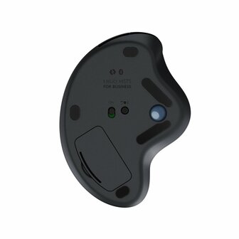 Logitech M575 Ergo Trackball for Business | Ergonomische Draadloze Muis | Rechtshandig | RF + Bluetooth | 2000 DPI | Grafiet