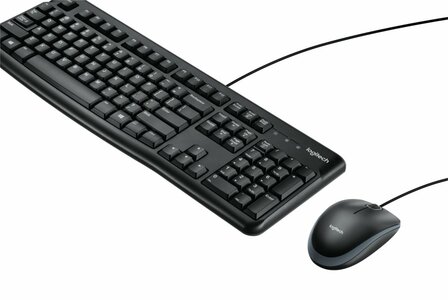 Logitech Desktop MK120 toetsenbord USB QWERTY US International Zwart