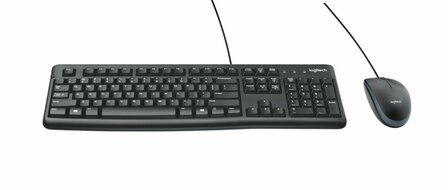 Logitech Desktop MK120 toetsenbord USB QWERTY US International Zwart