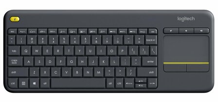 Logitech K400 Plus toetsenbord RF Draadloos QWERTY Nederlands Zwart