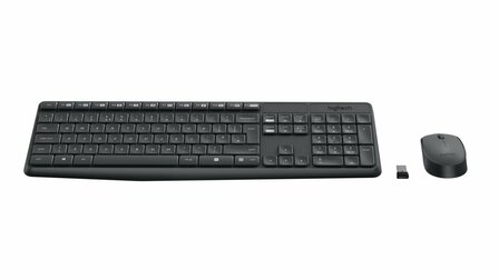 Logitech MK235 toetsenbord RF Draadloos QWERTY US International Grijs