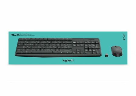 Logitech MK235 | Draadloze Muis en Toetsenbordcombo | QWERTY