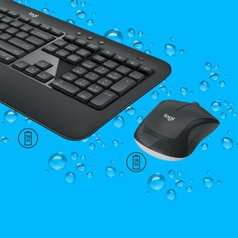 Logitech MK540 | Draadloze Muis en Toetsenbordcombo | QWERTY